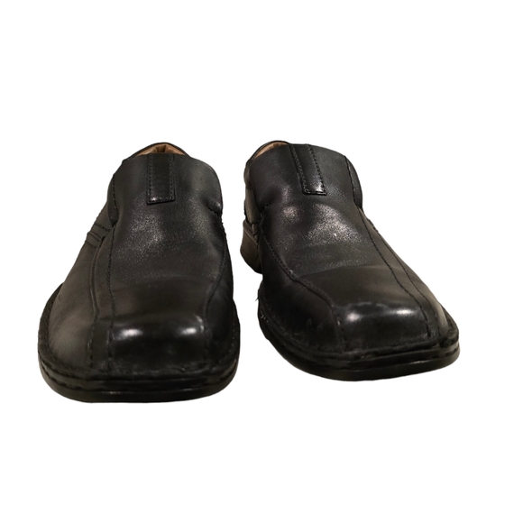 Men's Clarks Collection w/Soft Cushion w ortholite Size 8.5 Black Excellent Cond - Picture 6 of 7